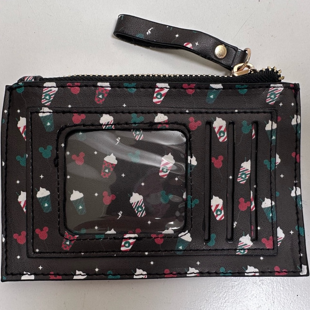 SOLD - Disney-themed Holiday Print Wallet